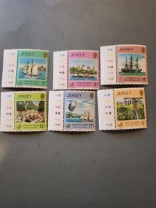 Estampillas Jersey Scott #236-41 nh - Imagen 1 de 1