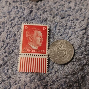 Moneda circulada vintage 1941 Segunda Guerra Mundial alemana 5 Reichspfennig, Segunda Guerra Mundial, con sello - Imagen 1 de 15