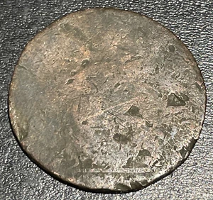 1774 UK United Kingdom King George III US Colonial 1/2 Half Penny 7.97g Coin - Picture 1 of 3