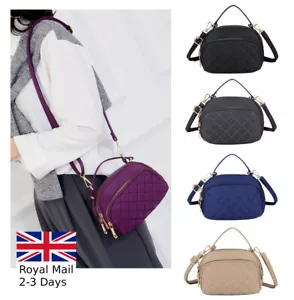 Women Mini Nylon Messenger Shoulder Tote Bag Handbag Crossbody Phone Purse Plain - Picture 1 of 18