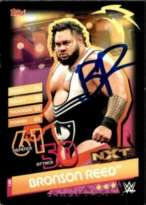 Bronson Reed Signed 2020 Topps WWE NXT Slam Attax Reloaded Game Card #100 JONAH - Picture 1 of 3