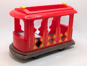 Carro rojo Daniel Tigers Neighborhood 7 pulgadas Pullback & Go con sonido de campana - Imagen 1 de 10