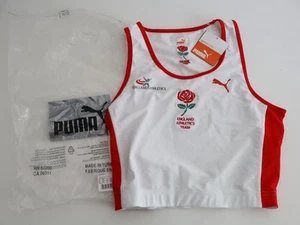 Puma England Athletics Team Crop Top XL BNWT - Picture 1 of 6
