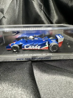 1:43 Spark S1736 Tyrrell 009 Candy German GP 1979 Geoff Lees #4  Boxed USA - Image 1 of 4