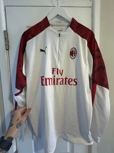 AC Milan PUMA Training 1/4 Zip Long Sleeve Top - Picture 1 of 11