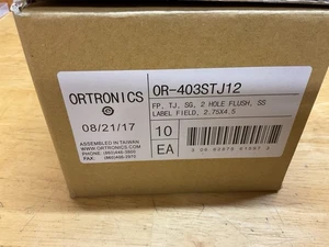 Ortronics 403STJ12 Stainless Steel TracJack Faceplate 2-Port (Box Of 10) - Picture 1 of 4