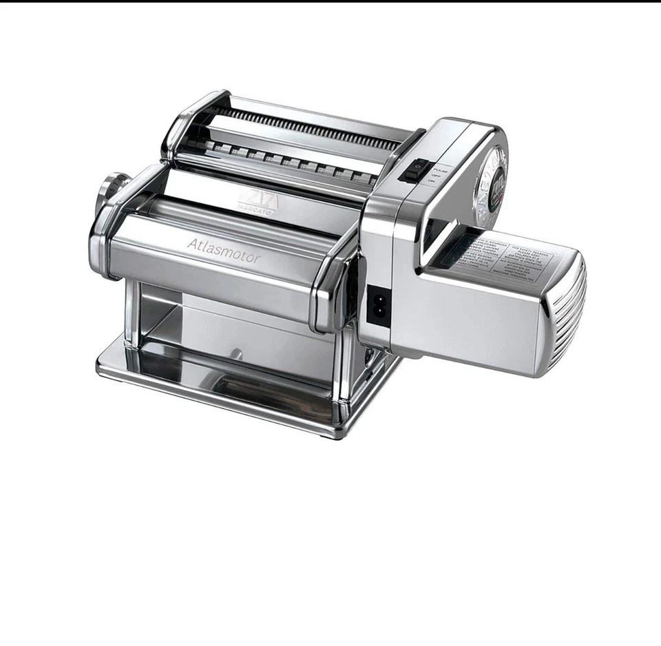 MARCATO Made in Italy Atlasmotor 110V Electric Pasta Machine, Chrome Steel MINT - Image 1 of 1