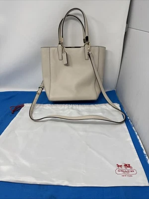 Bolso de Mano Coach Madison Saffiano North South 29001 Marfil EXCELENTE Estado Foto 1 de 4