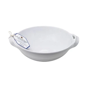 Servizio piatti Le Cadeaux Bistro Bianco Small 9,25" due manici melaminico 385BIA - Foto 1 di 2