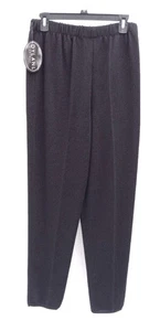 Dylani Knitwear Pants M Black Santana Knit Dress Casual Women's Slacks 8 10 NEW - Picture 1 of 4