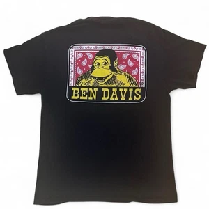Ben Davis "Y2K Style" Graphic T-Shirt - Black - Men's Medium - Picture 1 of 6