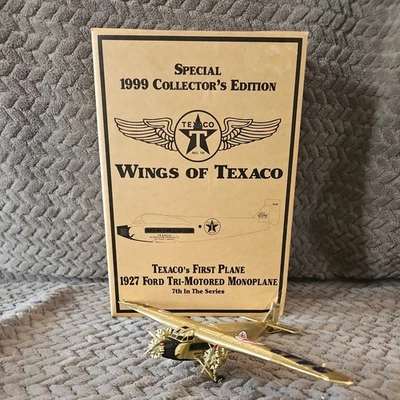 Wings of Texaco Collector's 1927 Ford Tri-Motored Monoplane 7th In Series w/Box - Image 1 of 4