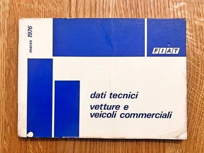 FIAT – “Dati Caratteristici Veicoli Commerciali”  - 4 Libretti  1976 '78 '85 '86 - Immagine 1 di 4