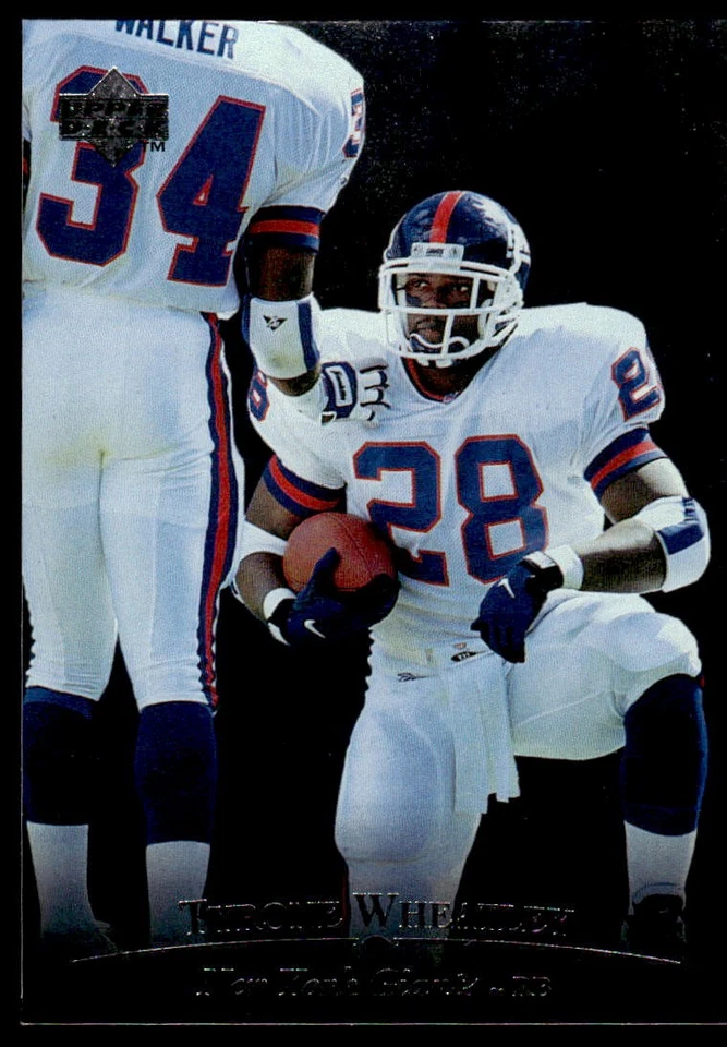 1996 Upper Deck Silver Collection Tyrone Wheatley #20 New York Giants - Image 1 of 2