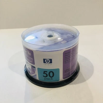 HP Invent DVD-R 8X 4.7 GB Data 50 Pack New Sealed Spindle Blank Media Storage - Image 1 of 4