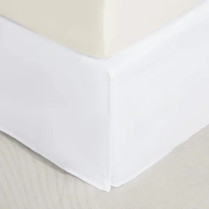 Full Bed Skirt,Premium Solid with Pleated Dust Ruffle 15-Inch Drop Easy to Pu... - Picture 1 of 8
