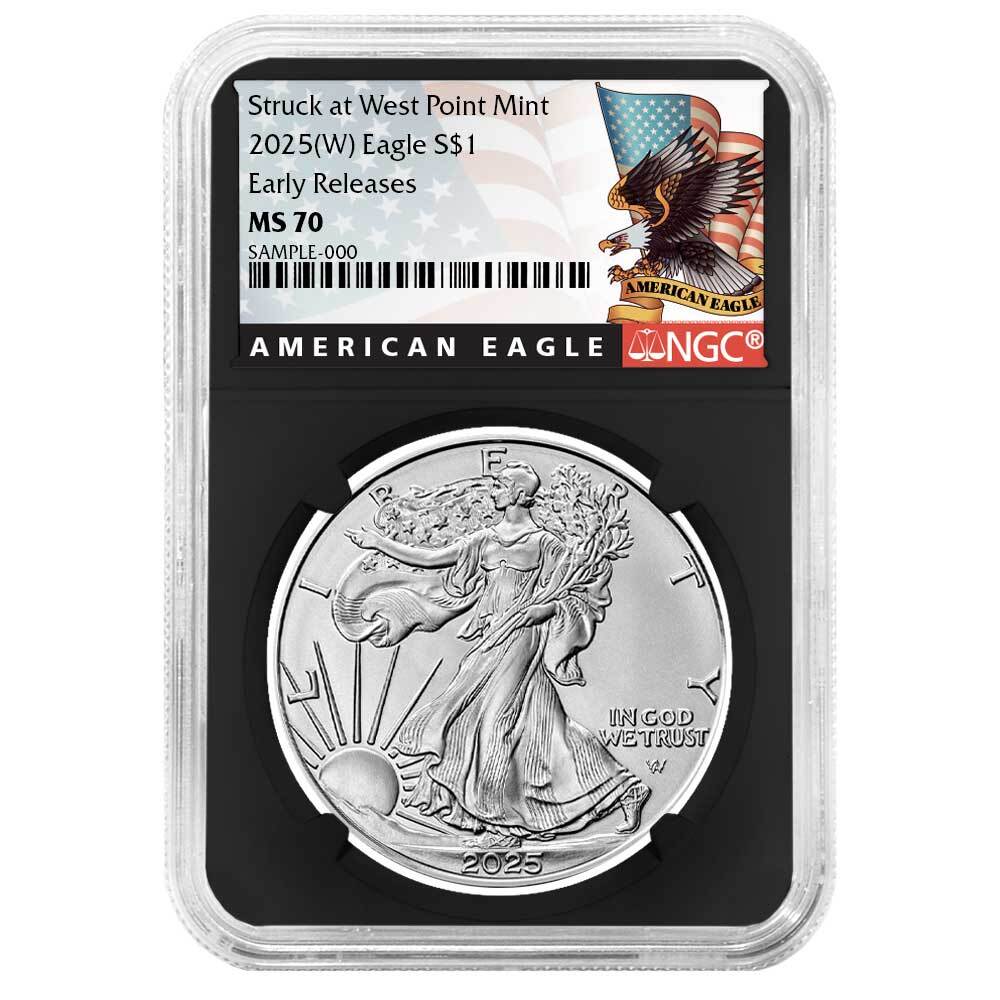 American Eagle NGC Certified MS 70 Silver Bullion Coins for American Eagle NGC Certified MS 70 Silver Bullion Coins for