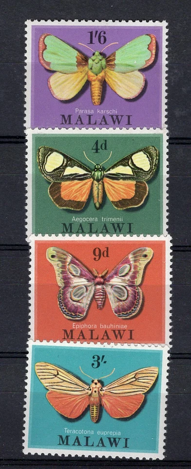 BUTTERFLIES - MALAWI, YV # 134/7, MNH - Image 1 of 1