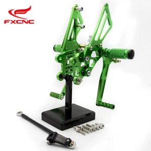 Juego de estriberas traseras ajustables CNC para ZX12R 2000-2006 2002 2003 2004 2005 - Imagen 1 de 18