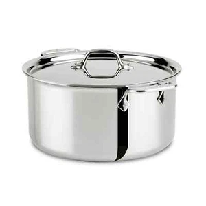 Olla de 6 cuartos de galón de acero inoxidable D3 con 3 capas (sin tapa) (demostración) - Imagen 1 de 4