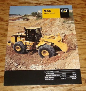 Original 1999 Caterpillar 966G Radlader Verkaufsprospekt 99 Kat - Bild 1 von 2