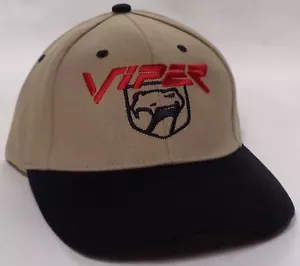 Cappello con licenza logo Dodge Viper marrone chiaro HR 109 - Foto 1 di 2