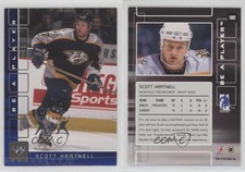 2001-02 ITG Be A Player Memorabilia Sapphire Fall Expo /10 Scott Hartnell #182