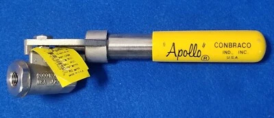 Apollo Valves 7650101A 1/4" Fnpt Stainless Steel Ball Valve Inline - Image 1 of 3