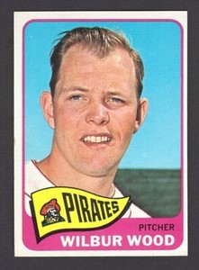 Wilbur Wood Pittsburgh Pirates 1965 Topps Card #478