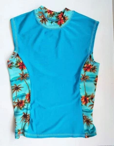 TobbeeDu Dry Fit Swim/Workout Shirts Teens Unisex UV Sun Protective Size L Multi - Picture 1 of 7