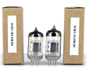 MATCHED PAIR 12AX7 Tube Valvola Röhre Lampe Valvula Valve 진공관 真空管 电子管 - Picture 1 of 2