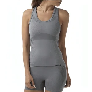 Sub Sports SubAir Seamless Womens Vest Grey Run Moisture Wicking Tank Top Ladies - Picture 1 of 3