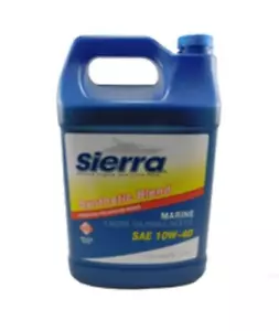 Aceite marino semisintético Sierra 18-9551-3 10W-40 FC-W 1 galón - Imagen 1 de 1
