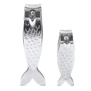 Juego de cortadoras de uñas Kikkerland Big Fish & Little Fish - cromado - Imagen 1 de 2