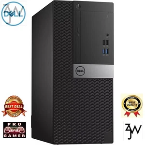 DELL 7040 MT i7 up to 64GB RAM 1TB SSD 4 TB HDD Win 10 WiFi Desktop GAMING PC - Picture 1 of 5