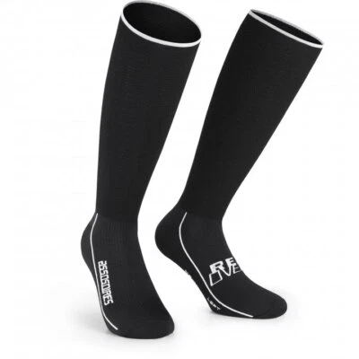 Assos Recovery Calzini Evo Nero (Blackseries) a Compressione / Calze Moto - Immagine 1 di 2
