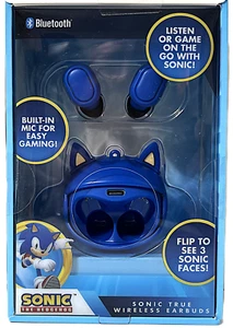 NEW RARE SEGA Sonic The Hedgehog 3 Faces Bluetooth True Wireless Earbuds SEALED - Picture 1 of 4