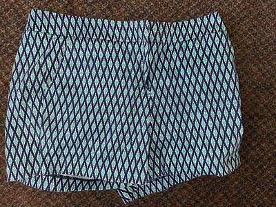 KENAR Green Geometric print Print Cotton Blend Shorts - 🩳 SIZE 8 Foto 1 de 4