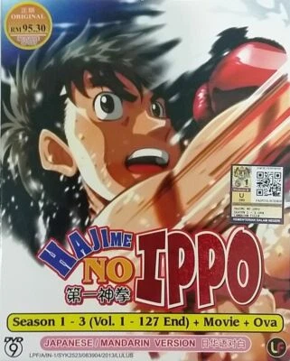 DVD Anime Hajime No Ippo Season 1-3 Vol.1-127 End + Movie + OVA English Subtitle - Image 1 of 2