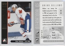 2006 In the Game-Used International Ice Signature Series Gold /10 Brian Bellows