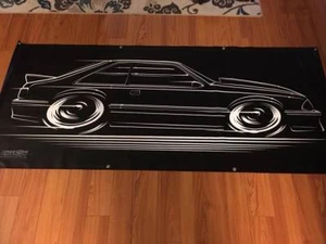Big Banner '93 Cobra Mustang Fox Body Ford SVT 1993 5.0 302 sign poster racing - Picture 1 of 24
