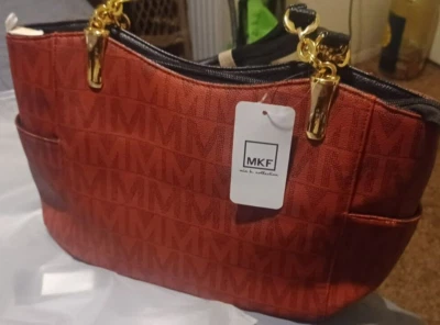 Mia k Collection Bonita Tote Handbag - Red & Black - Never Used! - Image 1 of 4