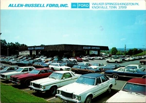 Postal Allen-Russell Ford Knoxville Tennessee 1978 anuncio Renee Stevenson - Imagen 1 de 2