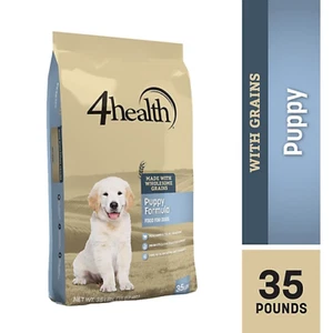 4health Wholesome Grains Puppy Lamb Formula Dry Dog Food, 35lb Bag - Picture 1 of 8