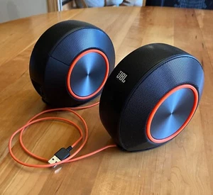 JBL Pebbles powered bass speakers - Black - Picture 1 of 4