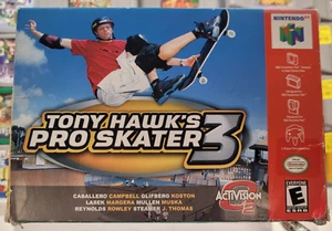 Tony Hawk's Pro Skater 3 Nintendo 64 in Box No Manual box has damage SEE PICTURE - Picture 1 of 8