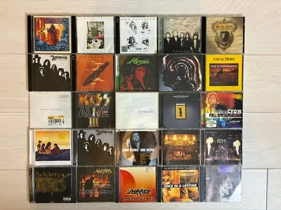 Job Lot 100 x CDs Rock, Indie, Classic Rock, Metal Pop See Photos Free P&P - Image 1 of 4