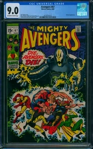 Avengers #67 🌟 CGC 9.0 🌟 Ultron-6 Cover! Silver Age Marvel Comic 1969 - Picture 1 of 2