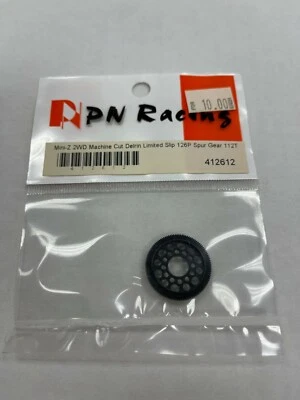 PN Racing Mini-Z 412612 2x2 corte a máquina Delrin deslizamiento limitado 126P engranaje giratorio 112T Foto 1 de 2
