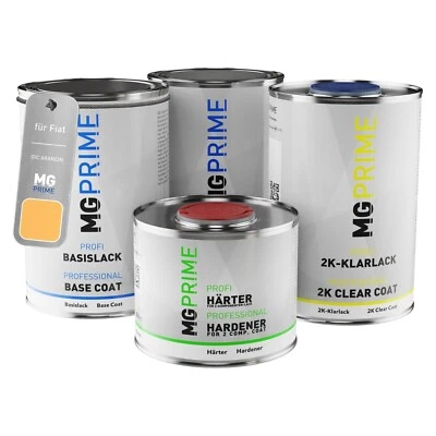 Autolack Dose Set für Fiat GIC.ARANCIN Arancin Grund Basis 2K Klarlack 3,5L - Bild 1 von 4